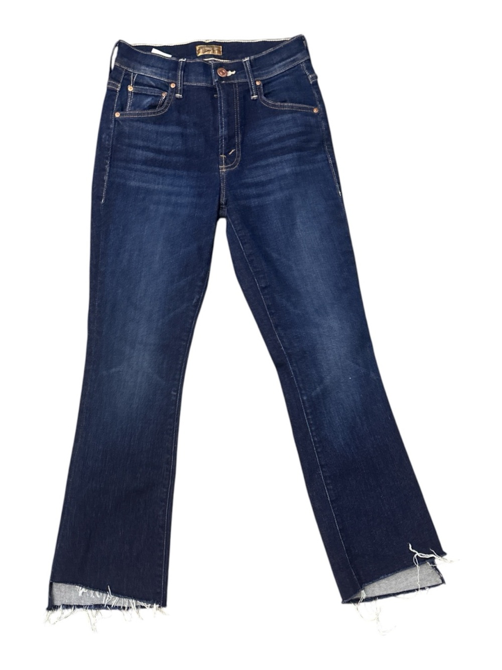 MOTHER Petite Lil Insider Crop Step Fray Jeans Off Limits Size 24
